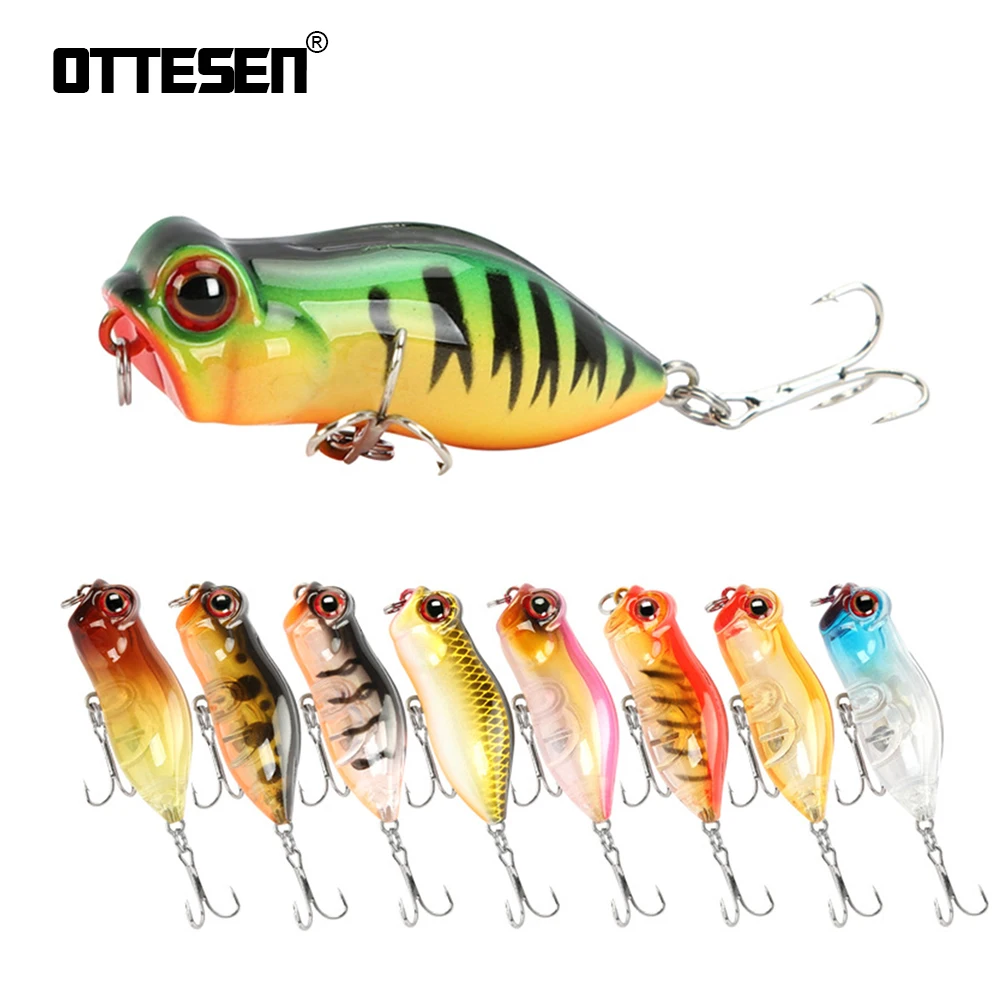 

OTTESEN 2019 New Fishing Lure Popper Insect 3.2g/4cm Floating Hard Bait P089