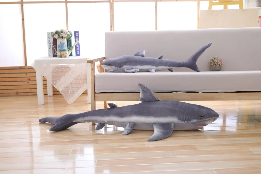 Плюшевая игрушечная Акула Игрушки Животные имитирующие акулы подушки детские куклы Детский подарок на день рождения праздничные подарки
