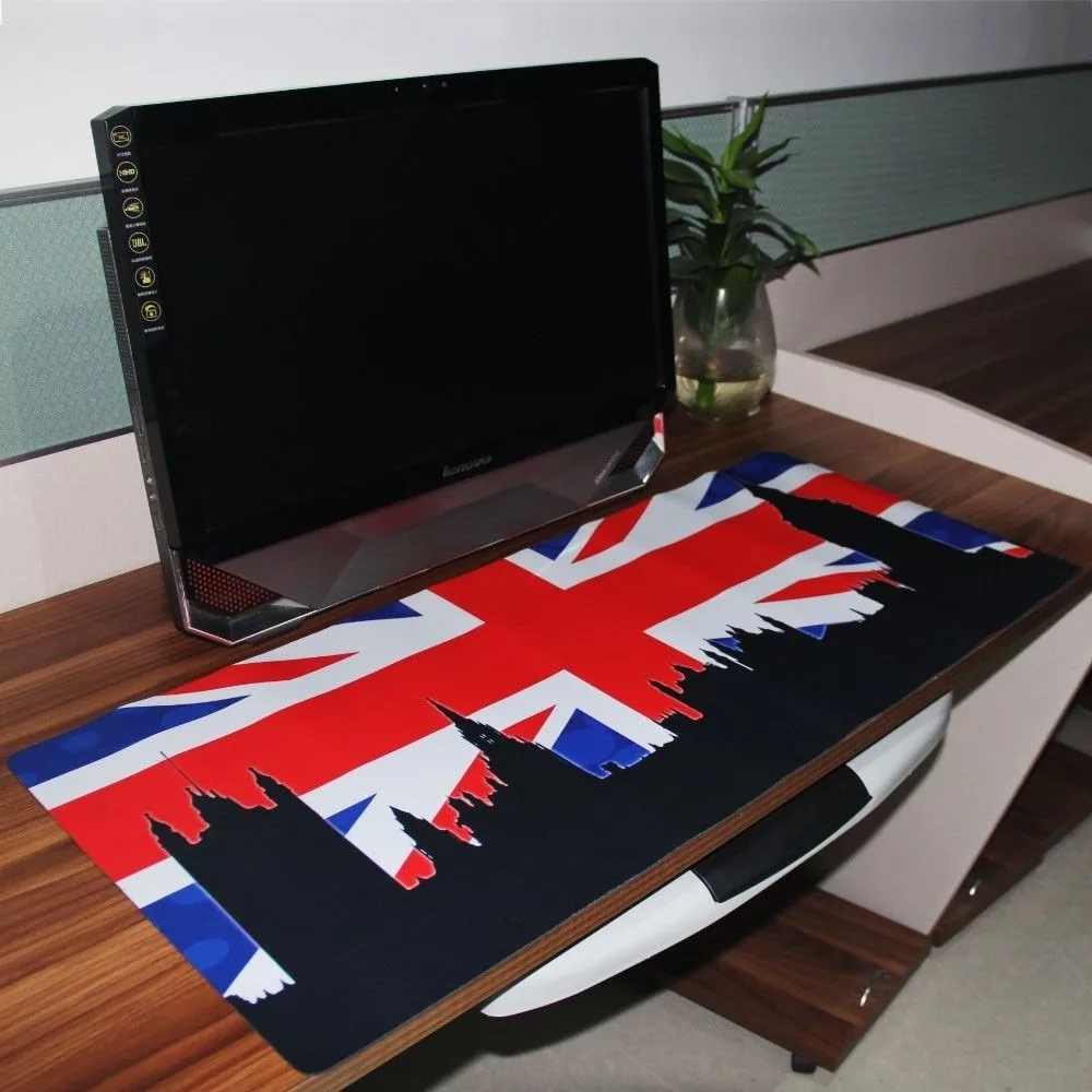 Locking Edge XL 900 Mm X 400 Mm Rubber Mouse Pad Desktop Computer Keyboard Pads For csgo LOL Dota 2
