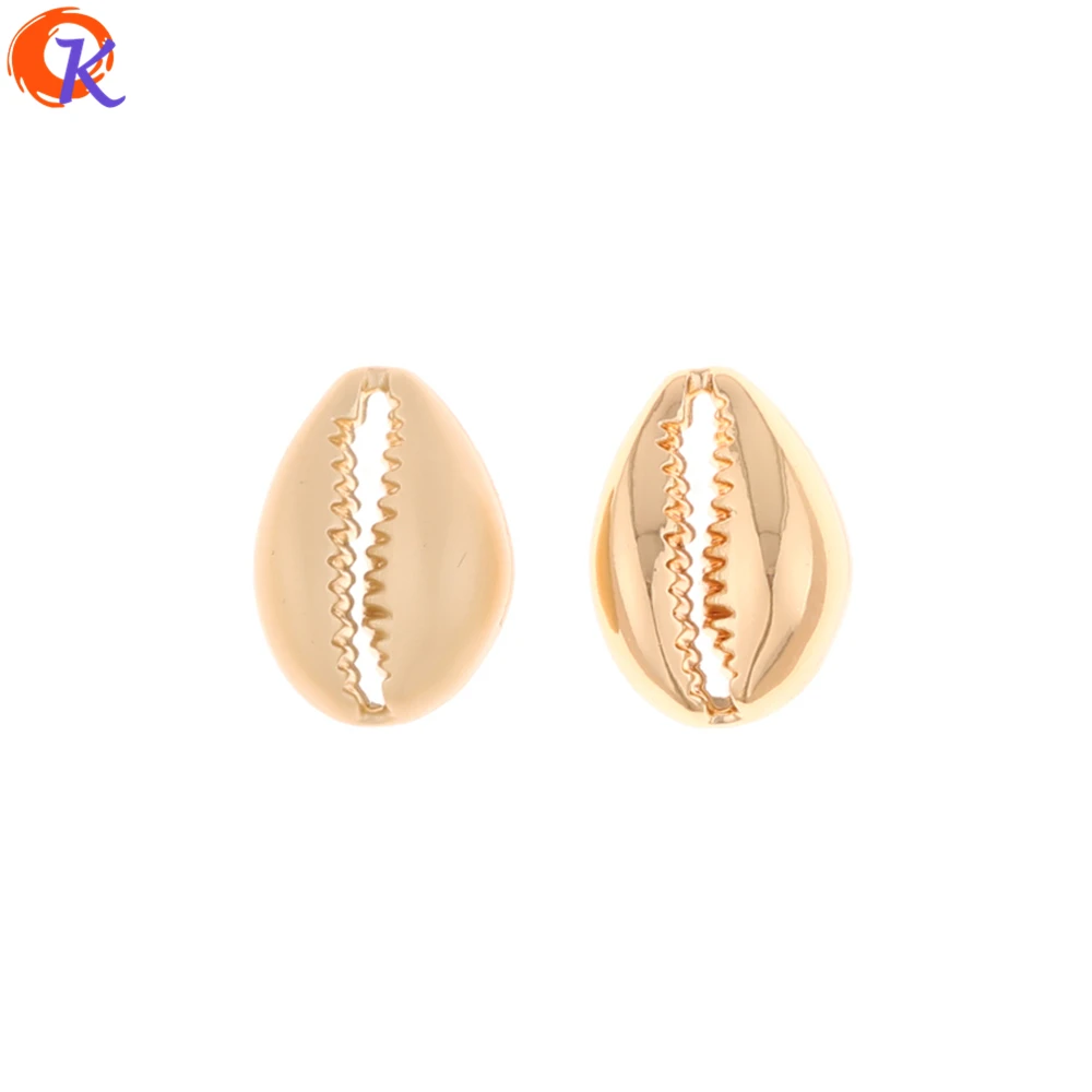 

Cordial Design 100Pcs 12*17MM Jewelry Accessories/Earring Connectors/Shell Shape/Hand Made/DIY Earring Making/Earring Findings