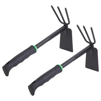 

BESTOYARD 2 PCS Garden Hoe Stainless Steel Lightweight Double Head Cultivation Hoe Hand Tools Hand Hoe for Digging Planting
