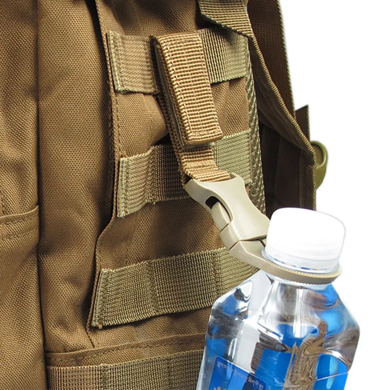 EDC Открытый военный крюк с пряжкой держатель для бутылки с водой зажим карабин ремень рюкзак вешалка оборудование для кемпинга аксессуары