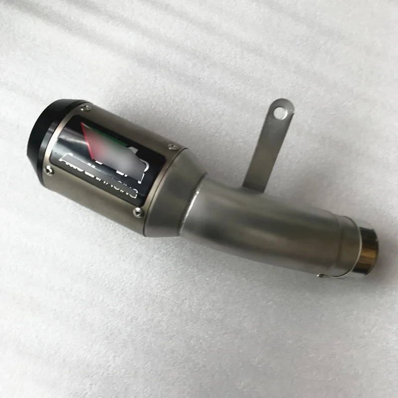 Para 2015 de 2016 BMS S1000RR de la motocicleta tubo de Escape de acero inoxidable 60mm cola escapar DB asesino Slip mediados medio enlace codo