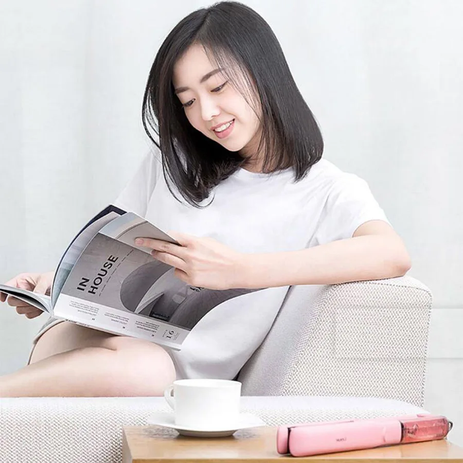  Xiaomi Yueli Professional Vapor Steam Hair Straightener Curler Salon Hair Styling 5 Levels adjustab
