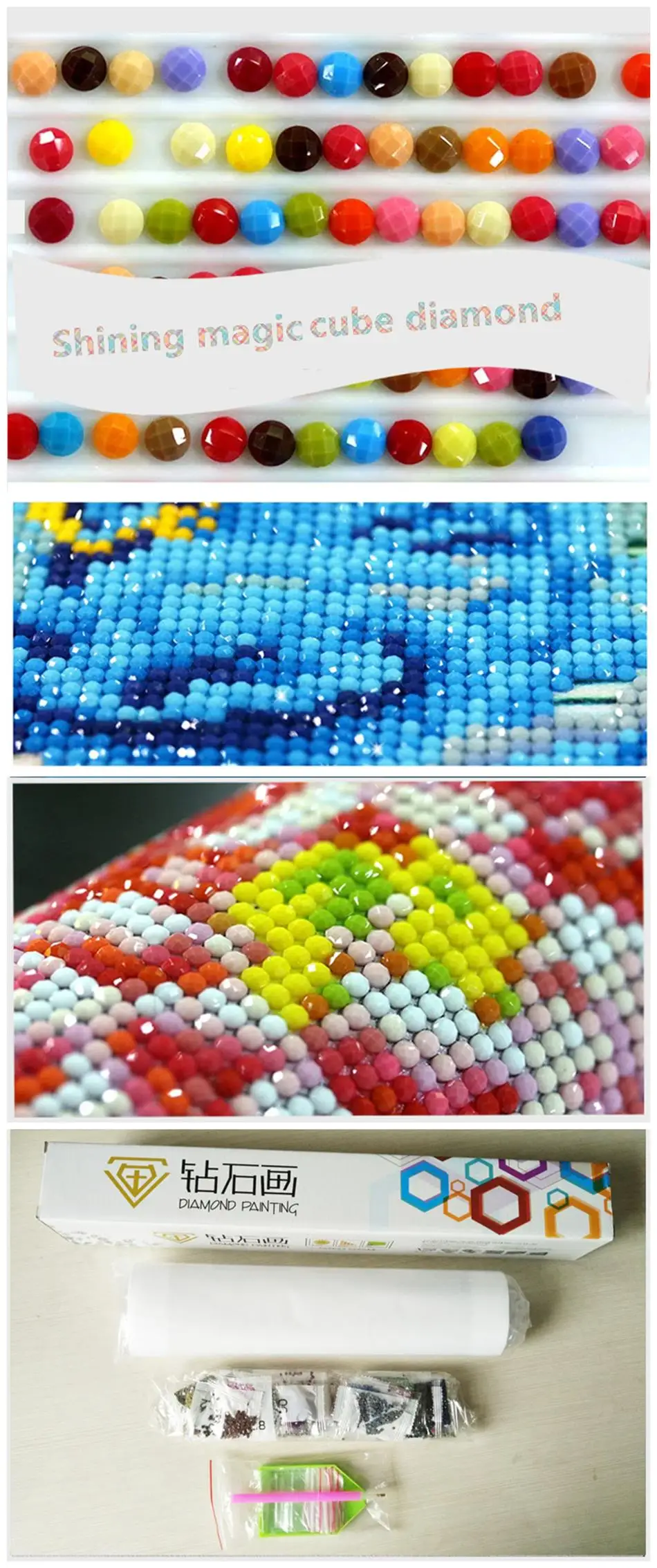 DIY 5D Diamond Embroidery Animal White Peacock 3D Diamond Painting Flower Cross Stitch Full Rhinestone Package Mosaic Craft Gift