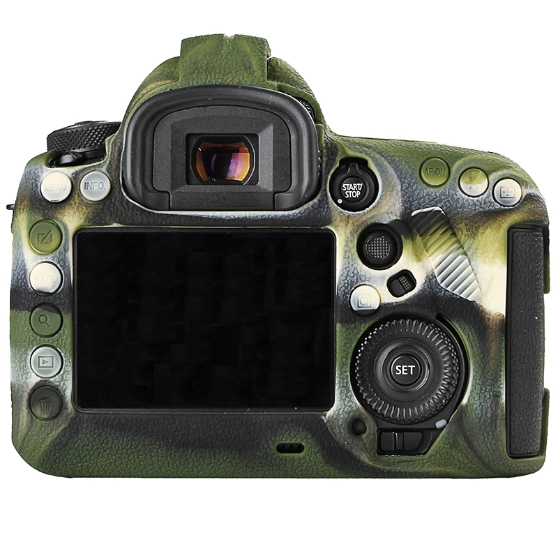 Soft Silicone Rubber Camera Protective Body Case Skin For Canon 5D4 5D Mark IV DSLR Camera Bag protector cover Drone Bags
