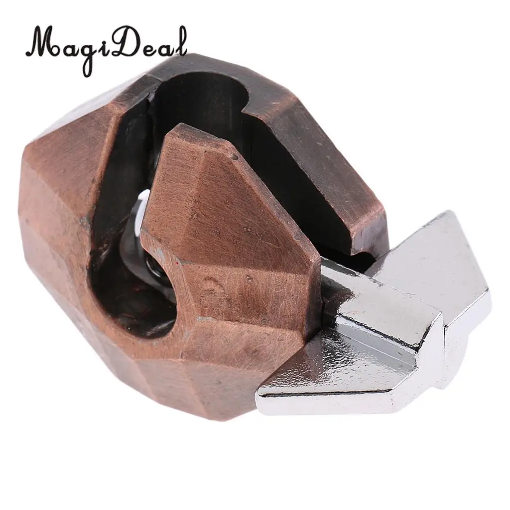 MagiDeal Alloy Shell Lock Puzzle Classic Metal Brain Teaser IQ EQ Test Intellgence Toy Gift for Adults Children Kids
