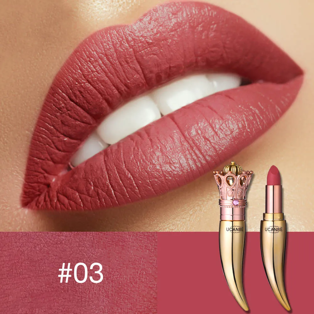 

Hot sale Lipstick Long Lasting Matte Queen Style Makeup Cosmetic Portable Fashion for Women