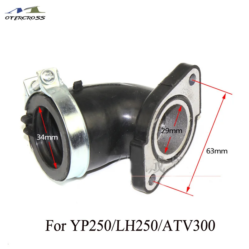 

YP250 Motorcycle Carburetor Rubber LINHAI LH250 YP250 250CC ATV300 Motorcycle Intake Pipe Manifolds Accessories