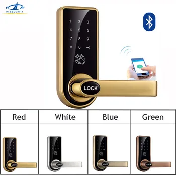

HFSECURITY Wireless Bluetooth Lock Smart Electronic Door Lock Smartphone APP Code Password Deadbolt For Home Hotel Apartment