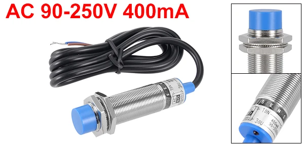 Uxcell NPN/PNP NO/NC 5/8/10/15 мм Индуктивный Сенсор переключатель детектора DC 6-36 V/AC 90-250 V 200/300/400mA 2/3-проволока 1 шт