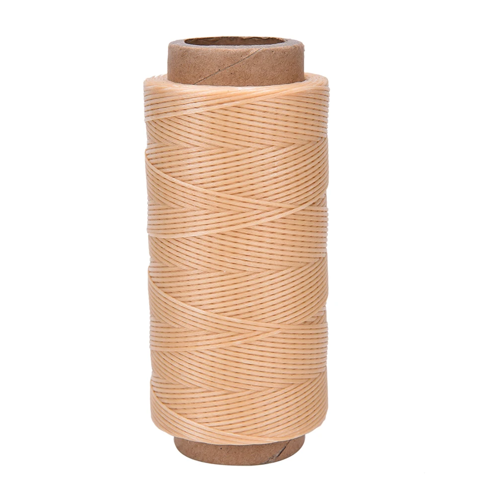 4500m 1.2mm Leather Sewing Waxed Thread For Chisel Awl Upholstery Shoes