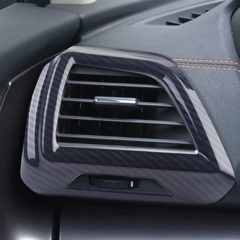 

DWCX 2Pcs Car Black ABS Dash Side Air Vent Outlet Overlay Cover Trim Frame Fit for Subaru Crosstrek XV 2018