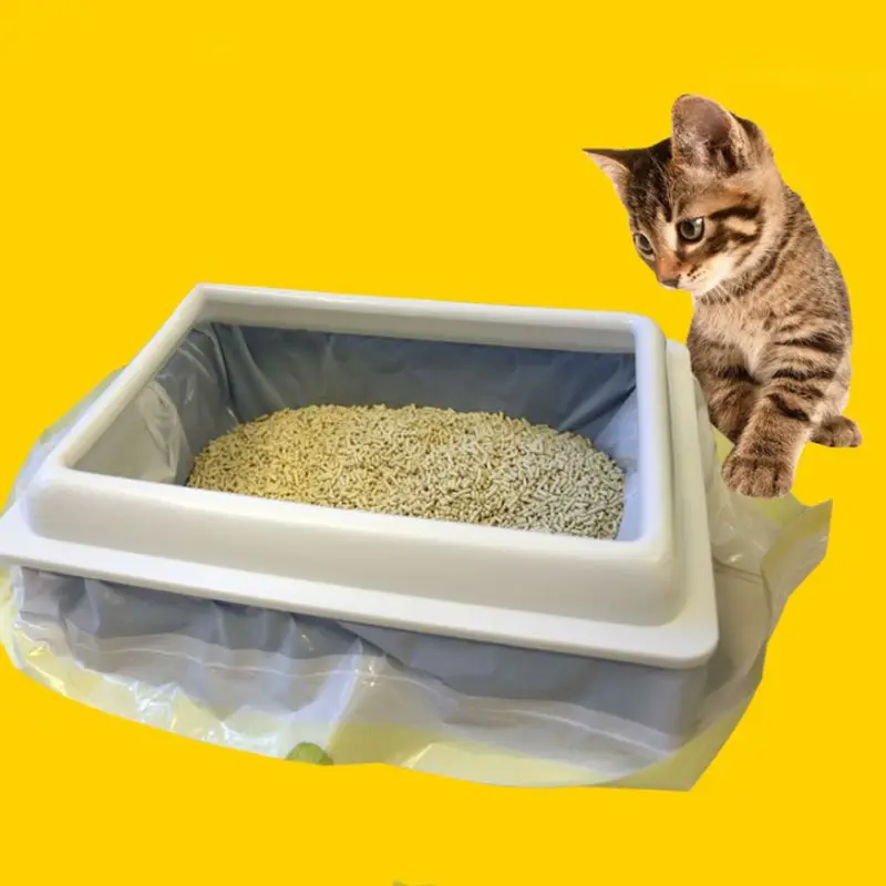Мешок для кошачьего туалета, мешки для песка, гигиена, эластичный котенок, товары для домашних животных, профессиональный практичный мусор S/M/L