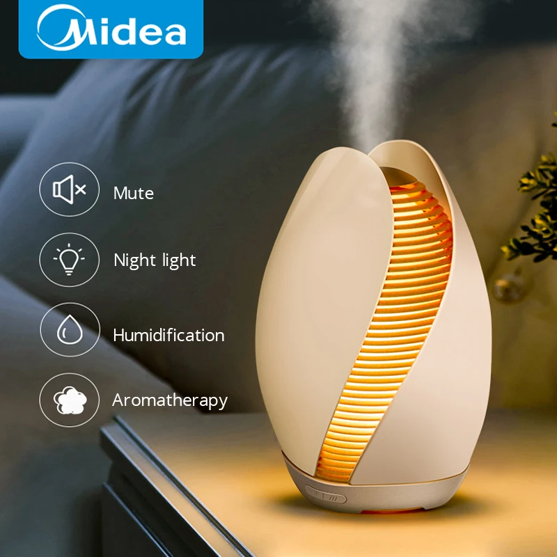 

Night Light Humidifier Bedroom Aroma Diffuser Mute Ultrasonic Air Humidifier Aromatherapy Machine Indoor Essential Oil Diffuser