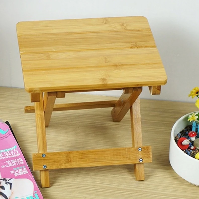 Прочный складной стул из бамбука маленький для рыбалки|stool baby|stool materialsstool plastic |