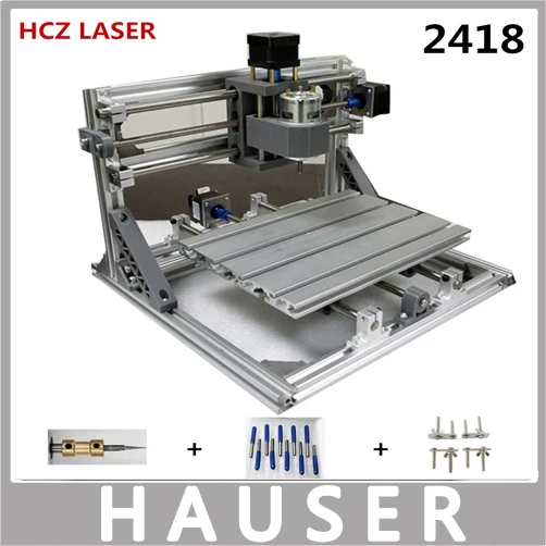 Diy Cnc Engraving Machine Cnc 2418 Diy Laser Engraver GRBL Control ER11 Cnc 3 Axis Pcb