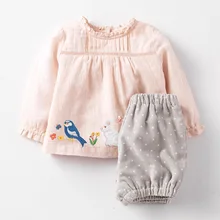 Little maven 2-7Years Осень Хлопок Дети Малышей Девочка Комплект Одежды детская Осень Бутик Наряды Комплекты Одежды Для Девочек