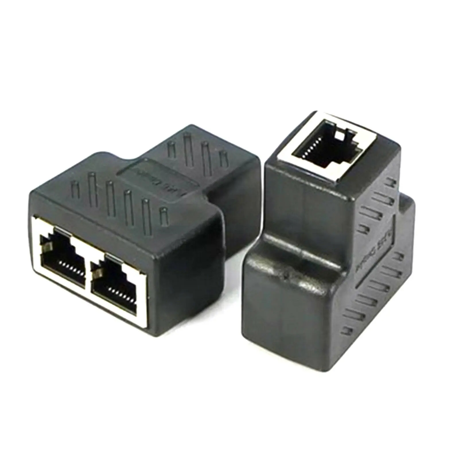 RJ45 Cat7/6/5e Кабельный соединитель Y сплиттер сети LAN кабель удлинитель адаптер для кабеля Ethernet
