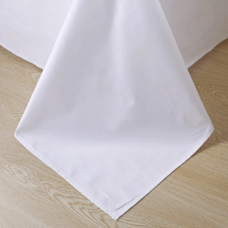Customized Pure White 5star hotel luxury Bedding set 800TC Egyptian cotton Super King Oversize Duvet cover Bed sheet Pillowcases 2