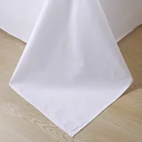 Customized Pure White 5star hotel luxury Bedding set 800TC Egyptian cotton Super King Oversize Duvet cover Bed sheet Pillowcases 2