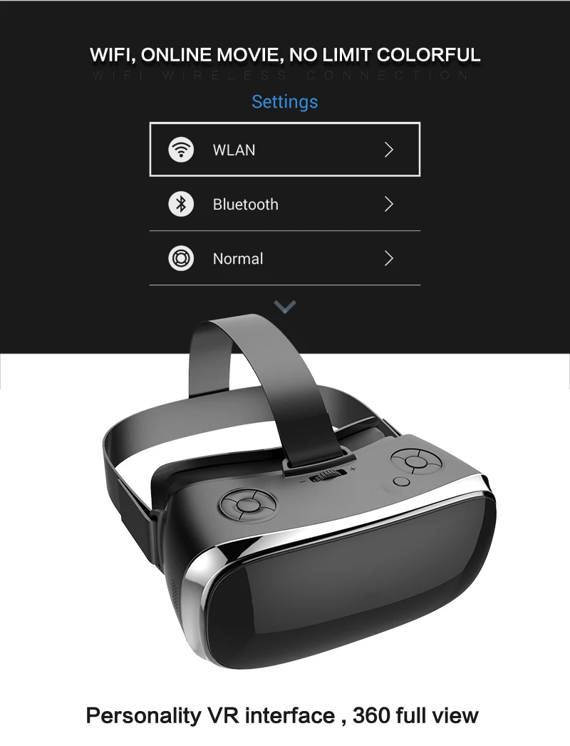 Новые V3H VR все в одном очках S900 четырехъядерный 3G Ram 16G Rom VR очки 5," 2 K дисплей IMAX 3D очки Wifi VR Виртуальная реальность