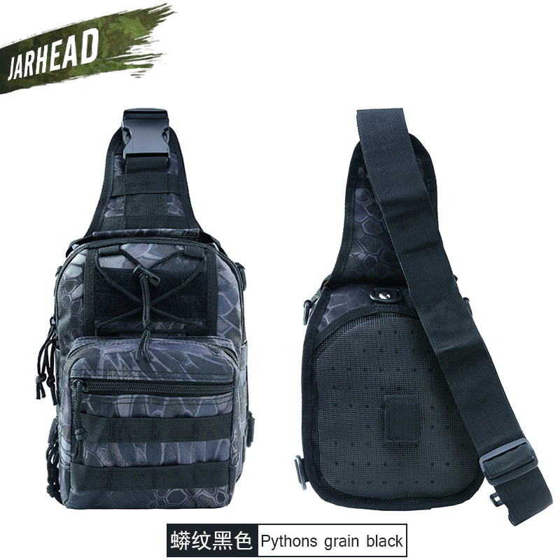 600D Outdoor Sports Bag Shoulder Military Camping Hiking Bag Tactical Backpack Utility Camping Travel Hiking Trekking Bag - Color: KRYPTEK TYPHON