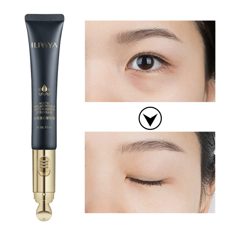 

ILISYA Six-peptide Electric Eye Cream Massage For Anti Weinkle Anti-Puffiness Eye Bags Dark Circles Remove Eye Care Tools