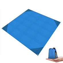 153*143 см Открытый коврик для кемпинга водонепроницаемый двухсторонний Кемпинг Палатка Одеяло складной пляжный коврик наземный лист брезент коврики
