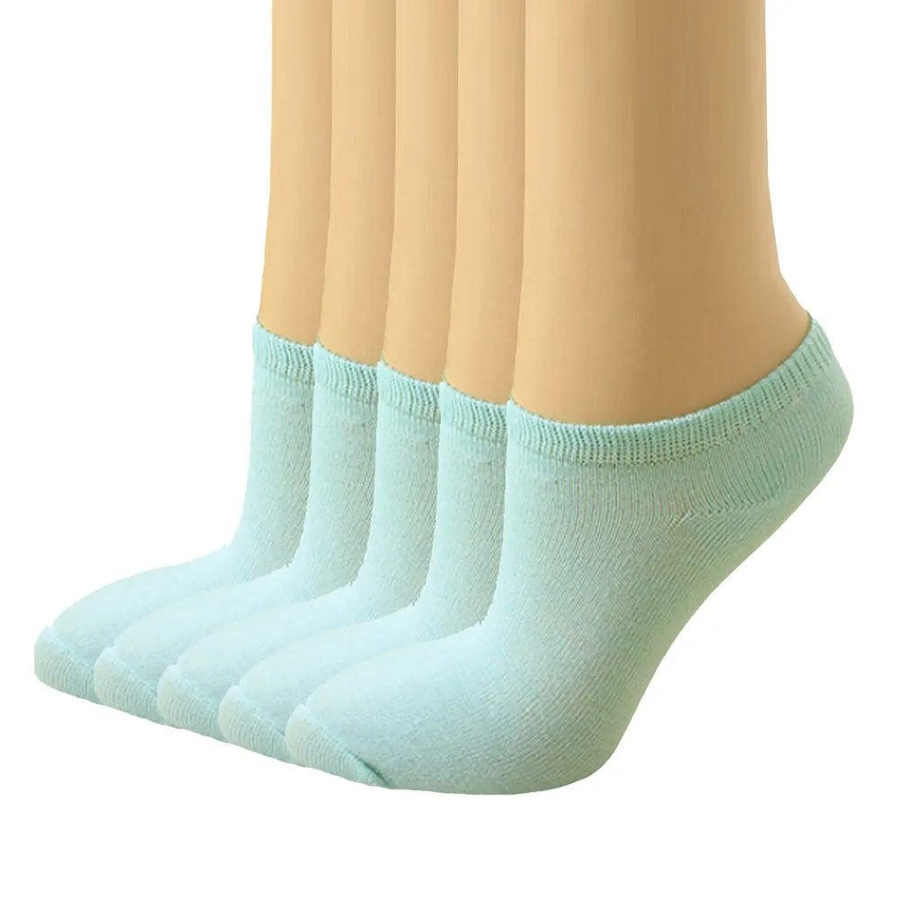 Потрясающие 5 пар носков для женщин и девочек милые однотонные яркие цветные забавные короткие носки из микрофибры стильные удобные носки Meias Soxs - Цвет: D