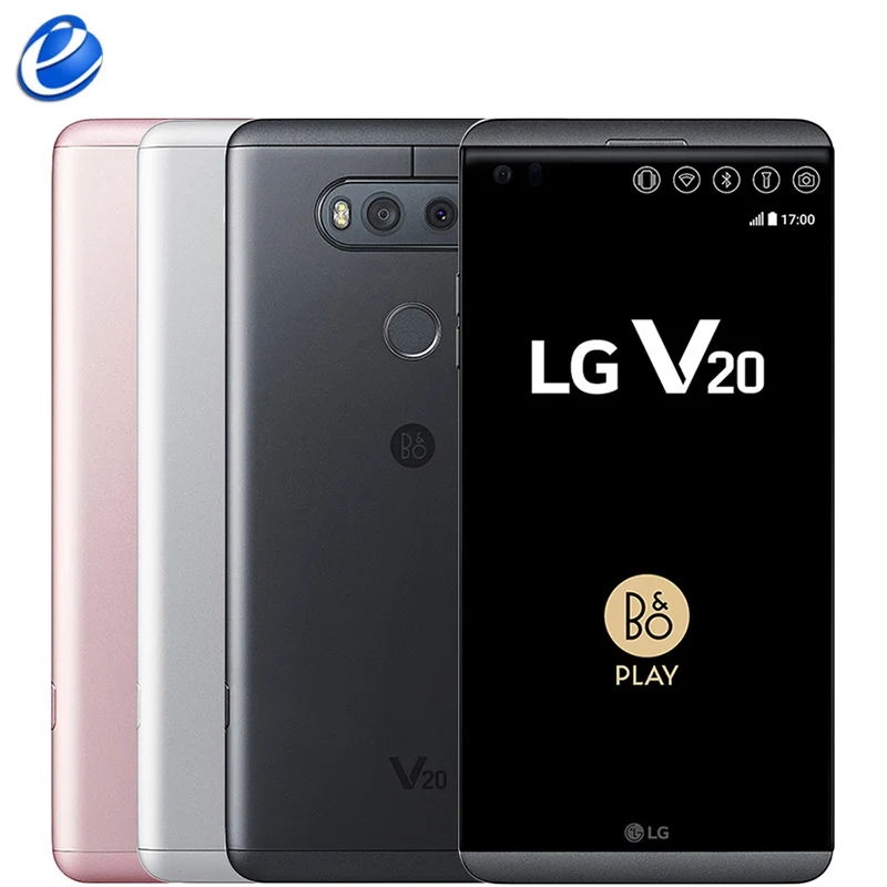 LG V20, 4 Гб ОЗУ, 64 Гб ПЗУ, отпечаток пальца, Snapdragon 820, Android, две sim-карты, 5,7 дюйма, 16 Мп+ 8 Мп, задняя камера, 4G, LTE, смартфон