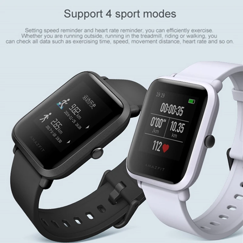 Смарт-часы Amazfit Bip английская версия Xiaomi Amazfit Gloness gps Smartwatch для Android IOS Xiaomi спортивные умные часы компас