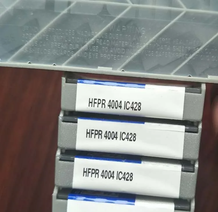 

ISCAR 10PCS CARBIDE INSERT HFPR4004 IC428