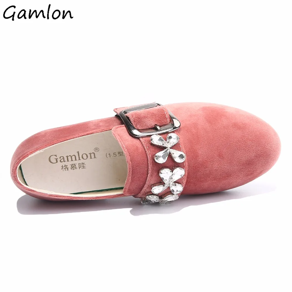 

Gamlon The spring and autumn the new children doug shoes 2017 Girls princess shoes flat crystal shoes girls casual shoes