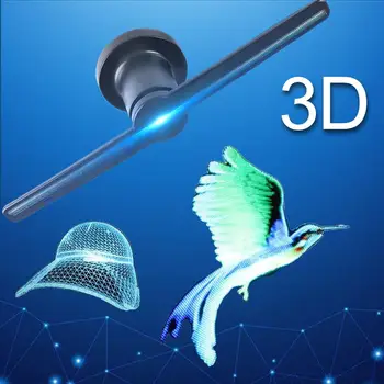 

EU/UK/US Plug 43cm Holographic Imaging 3D LED Fan Advertising Display Light