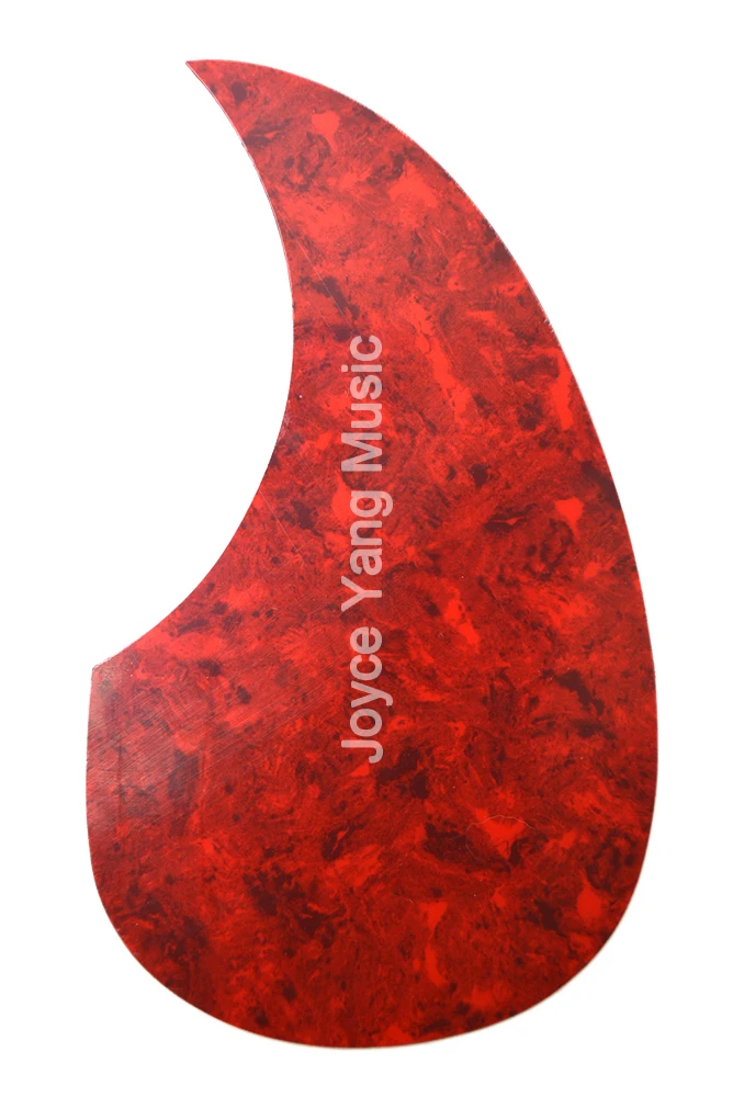 Niko 5Pcs Battipenna Per Chitarra Acustica Washburn Nero Rosso Tartaruga A Goccia Mano Sinistra Buccia E Stick Adesivo Indietro All'Ingrosso