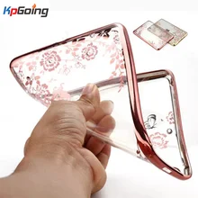 Для iPad Mini чехол Цветы Bling Стразы чехол прозрачный мягкий прозрачный ТПУ силиконовый чехол для Apple iPad Mini 2 3 чехол s