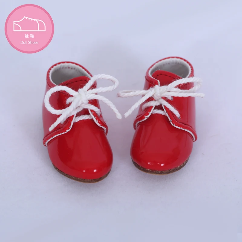 Обувь для куклы BJD 1 пара 6 см искусственная кожа модная мини игрушка кружевная