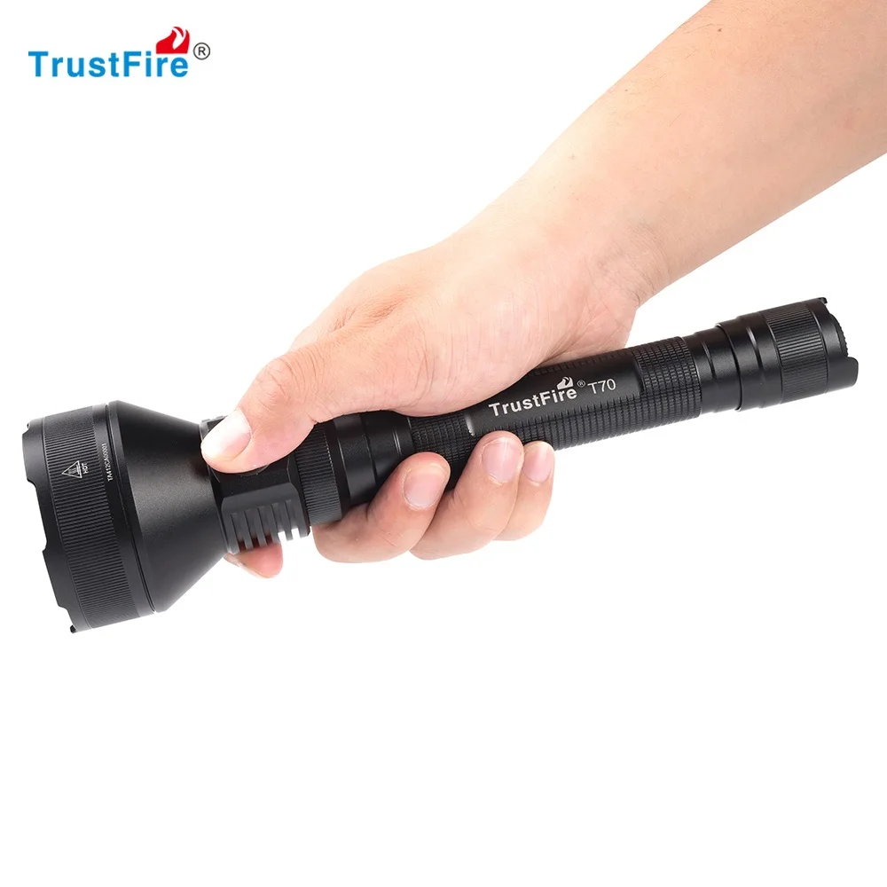 Оригинальный Тактический фонарик TrustFire T70 Cree XHP35 1000 лм М перезаряжаемый