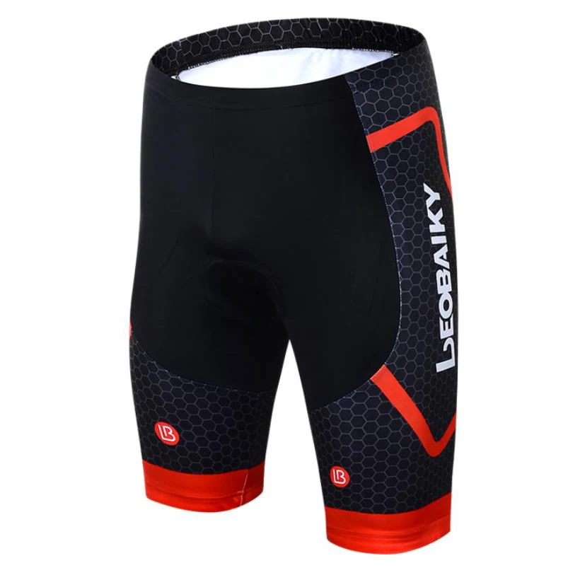 Mtb Pro Team Bicycle Clothes Men Mountain Bike Clothing Breathable Anti-UV Sport Wear Short Sleeve Cycling Jersey Shorts Sets - Цвет: pants red