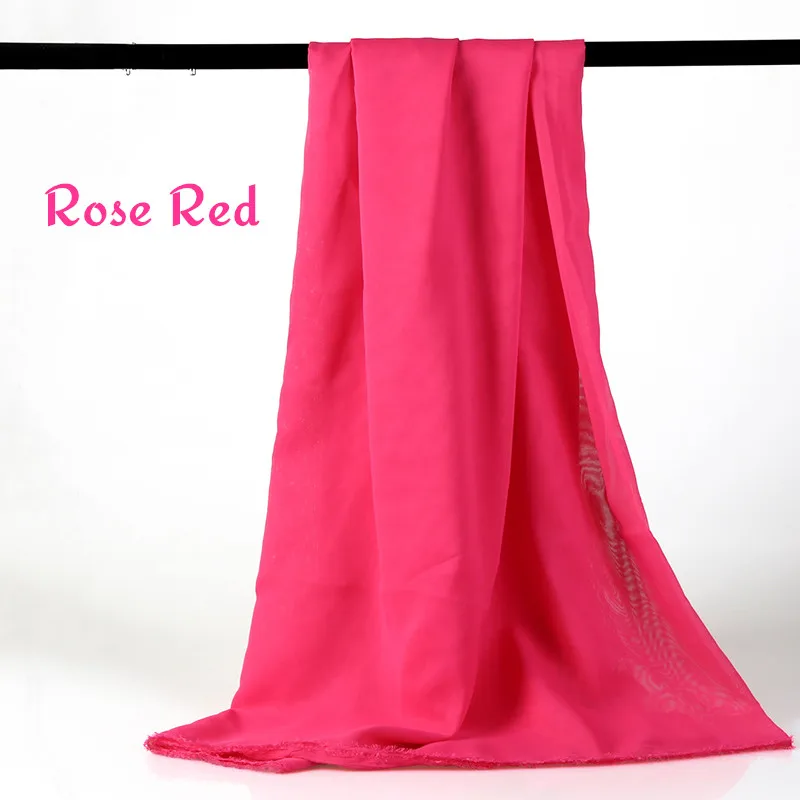 1 метр, 12 цветов, летняя одежда для снега, ткань, драп, саронг, материал одежды, подкладка, черная, белая, газовая юбка, подкладка, ткань - Цвет: Rose Red