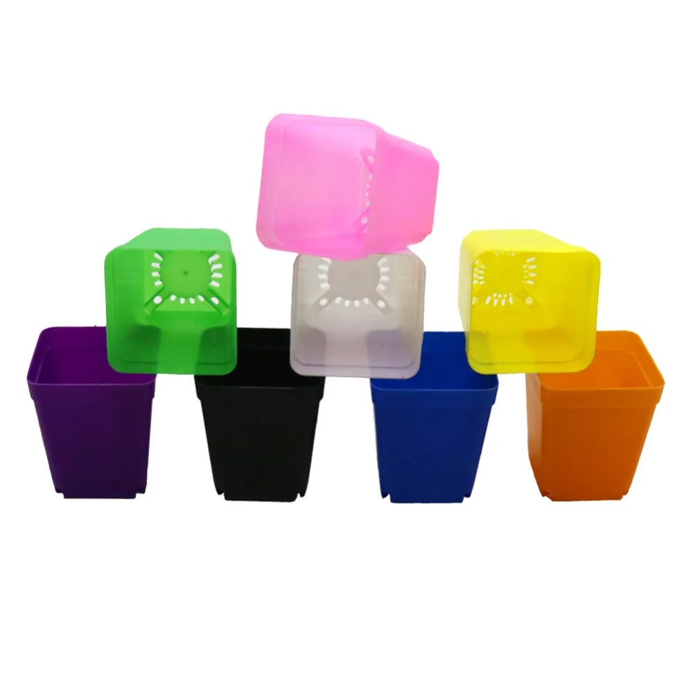 Vasi Da Fiori Color Caramella Piante Carnose Vassoi Per Vasi Vasi Vasi Di Plastica Vasi Quadrati Piccoli Creativi Piante Succulente Decorazione Per Uf