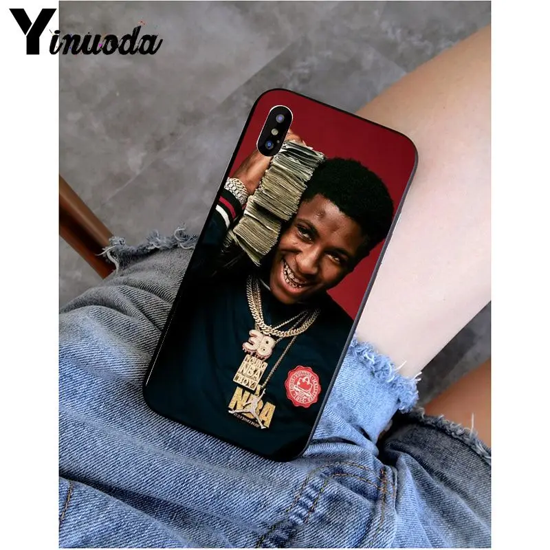 Yinuoda Youngboy никогда не сломал снова ТПУ Мягкий силиконовый чехол для телефона чехол для iPhone X XS MAX 6 6 S 7 7 plus 8 8 плюс 5 5S XR