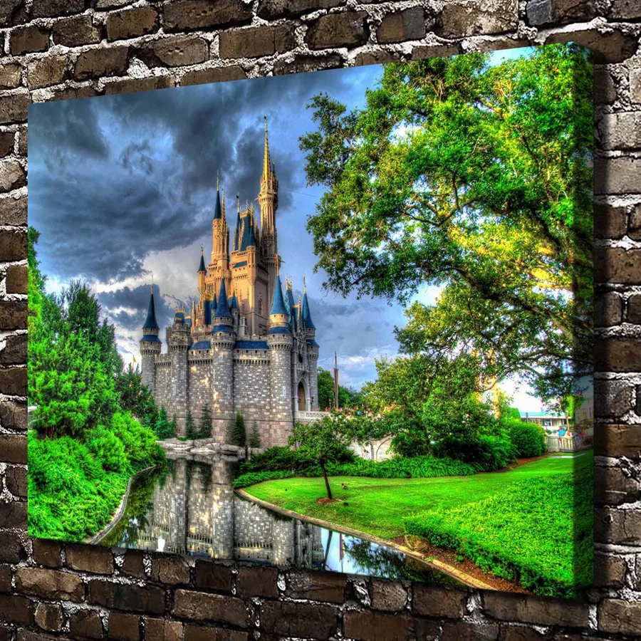 online get cheap cinderella castle painting -aliexpress online get cheap cinderella castle painting -aliexpress