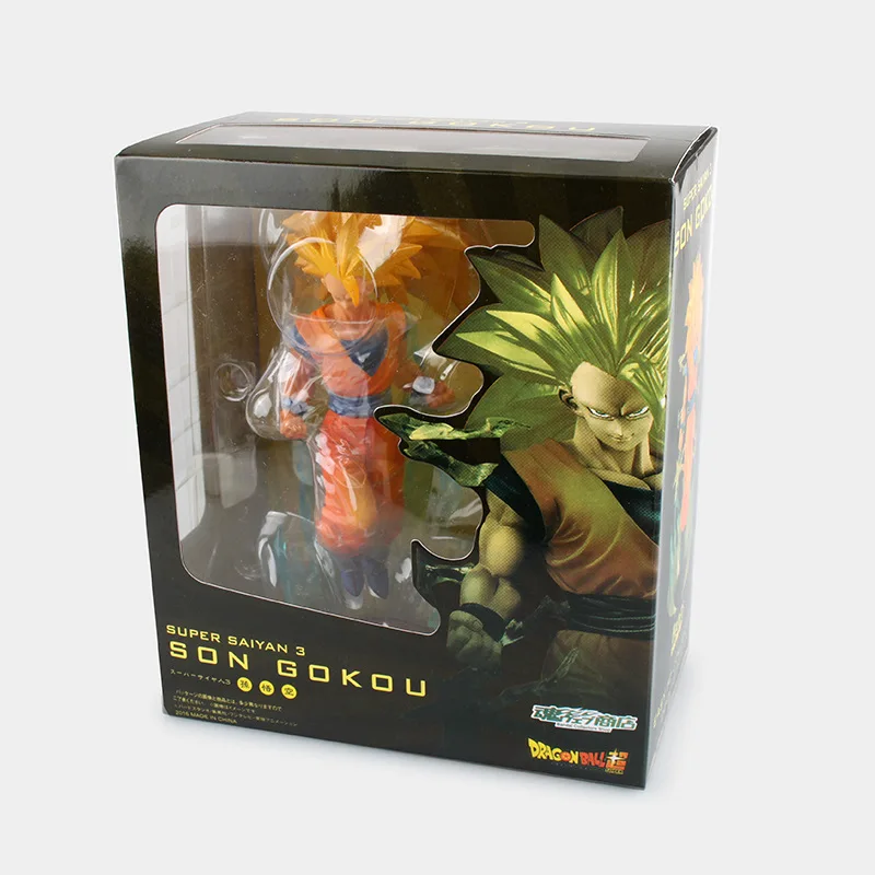 Аниме Жемчуг дракона Супер Saiyan 3 сон Gokou ПВХ фигурка Коллекционная модель игрушки 18 см KT2841