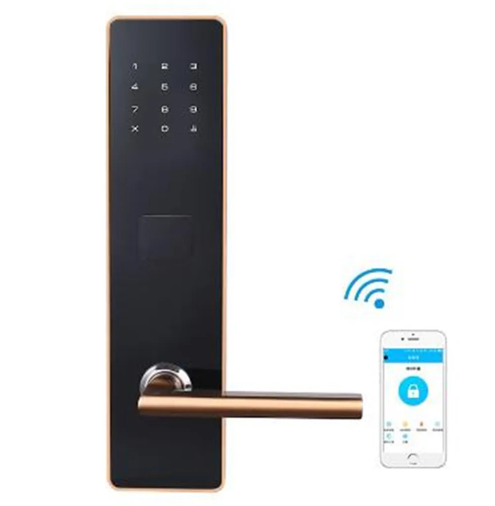 Bluetooth APP дистанционного Управление/Пароль/смарт-карты доступа Управление замок двери
