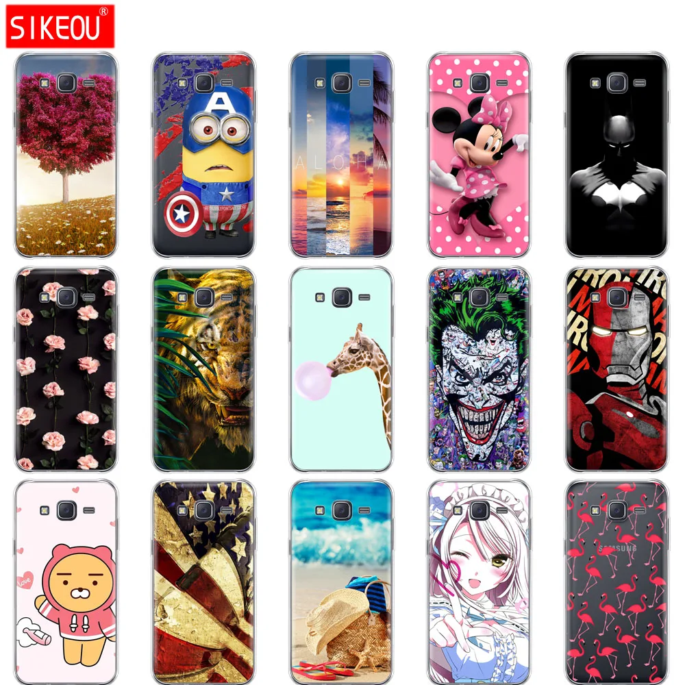 

SIKEOU Soft TPU Case For Samsung Galaxy J5 2015 Silicone Phone Case for Samsung j 5 500 SM-J500 SM-J500FN J500F phone shell