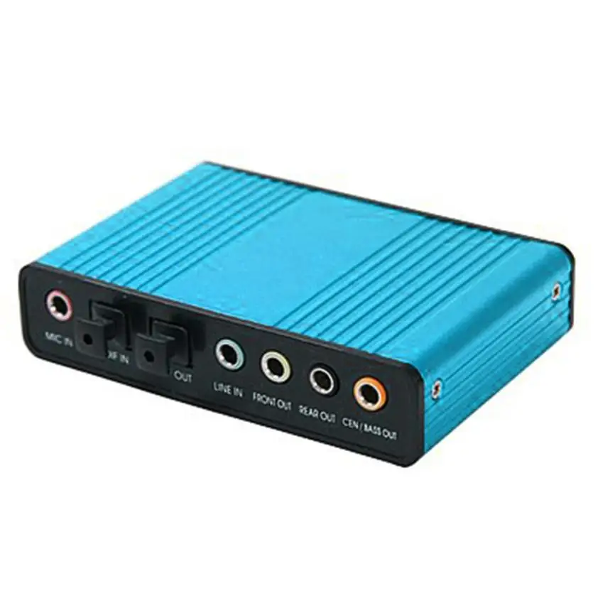 HIPERDEAL USB Внешний 6 SPDIF оптическая звуковая карта аудио для нетбук ноутбук PC 18Jul18 F - Цвет: B