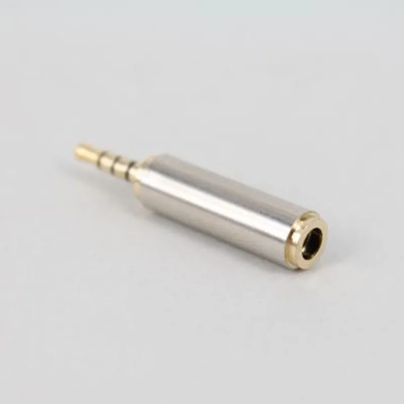 

2019 Hot 2.5 mm Male to 3.5 mm Female Audio Stereo Adapter Plug Converter Headphone Jack For DOY