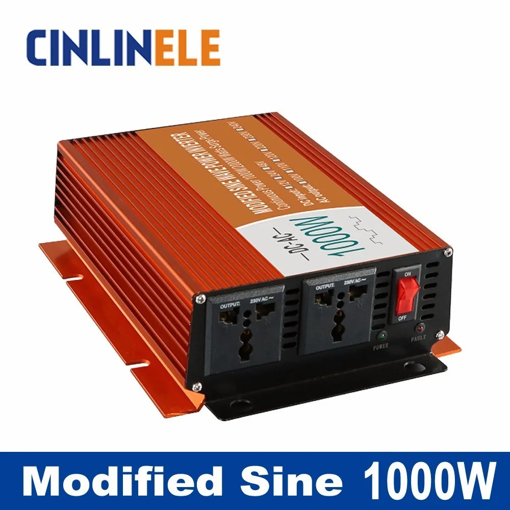 

Modified Sine Wave Inverter 1000W CLM1000A DC 12V 24V 48V to AC 110V 220V 1000W Surge Power 2000W Power Inverter Bright